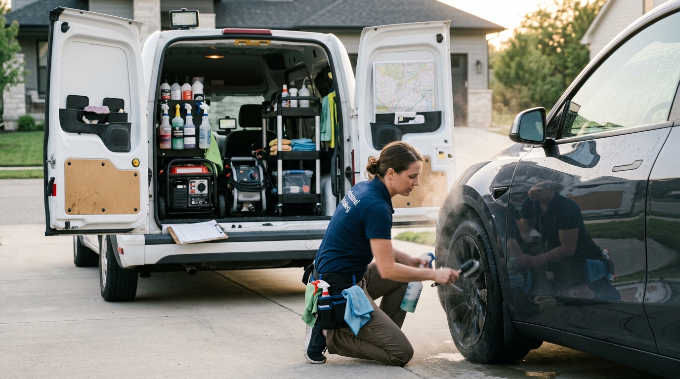 Mobile Detailing Logistics and Travel Fees