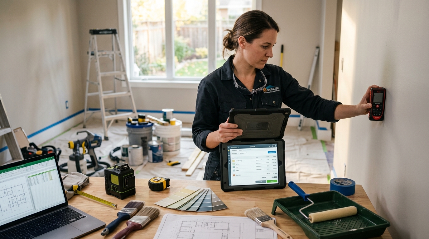 What professional tools help contractors price jobs faster?