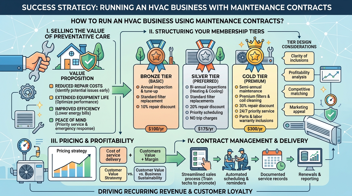 How to How to Run an HVAC Business Using Maintenance Contracts? — hvac guide illustration
