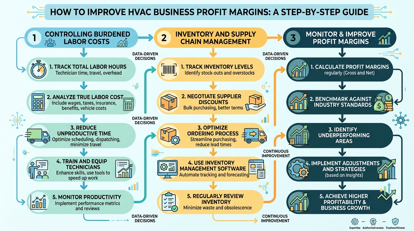 how to hvac business profit margins: what to expect and how to improve them — hvac guide illustration