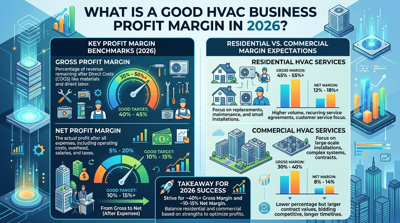 What is a Good HVAC Business Profit Margin in 2026? — hvac guide illustration